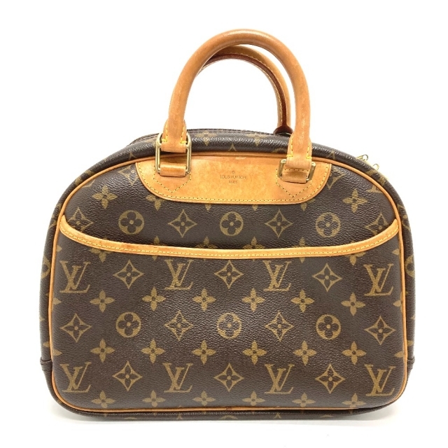 ルイヴィトン LOUIS VUITTON ドーヴィル M47270 モノグラム ボストンバッグ ハンドバッグ モノグラムキャンバス ブラウン