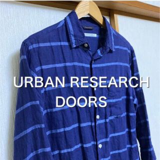 アーバンリサーチドアーズ(URBAN RESEARCH DOORS)のマウ様【美品】URBAN RESEARCH DOORS リネン7分袖シャツ(Tシャツ/カットソー(七分/長袖))