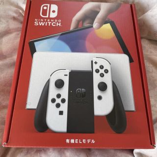 ニンテンドースイッチ(Nintendo Switch)のニンテンドースイッチ　有機el ホワイト(家庭用ゲーム機本体)