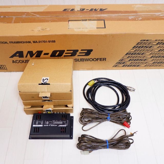 大量入荷 BOSE AM-033 ウーハー 元箱付き‼️ ボーズ aob.adv.br
