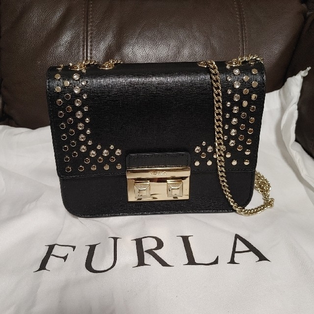 FURLA メトロポリス ショルダーバッグ ヤギスタッズ Yahoo!フリマ（旧