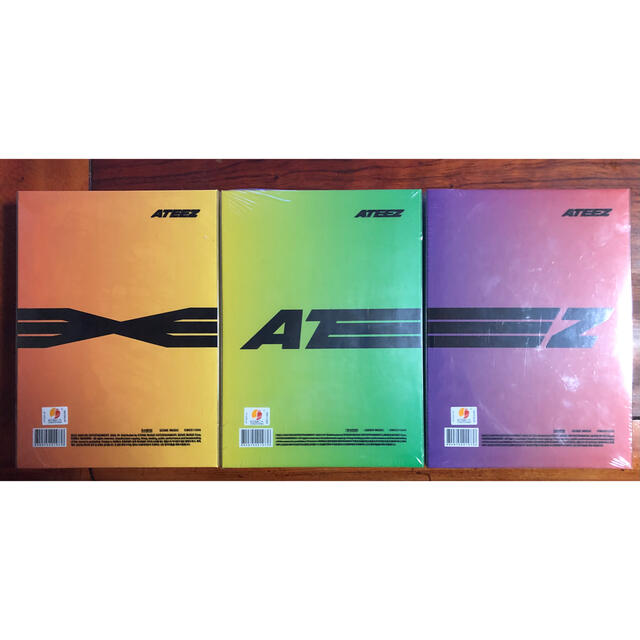 ATEEZ ZERO FEVER PART.1　3種セット　新品未開封 エンタメ/ホビーのCD(K-POP/アジア)の商品写真