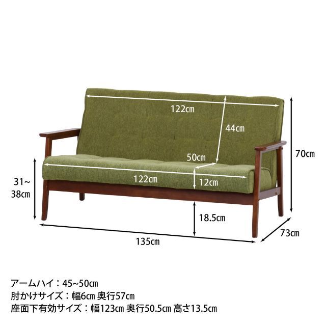 マルチボーダーシリーズ 新品 本土送料無料 ファブリックソファー