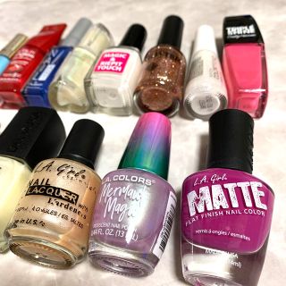 海外ポリッシュ 紫 まとめ売りCattailnails