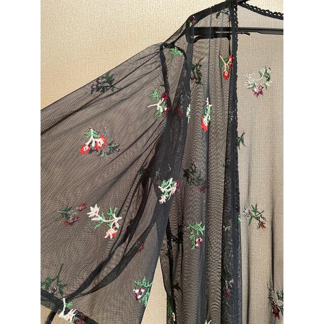 ROSE BUD - ROSEBUD♡シースルー刺繍カーディガンの通販 by 出品再会