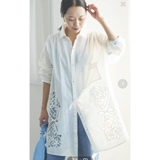 プラージュ(Plage)のPlage Craft lace シャツ◆ 新品未使用 タグ付き(シャツ/ブラウス(長袖/七分))