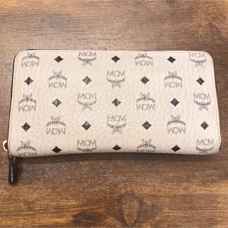 MCM 財布 白 ラスト