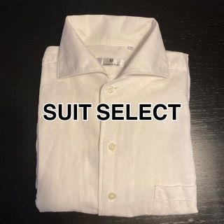 スーツカンパニー(THE SUIT COMPANY)のSUIT SELECT コットン×リネンワイドカラーシャツ(シャツ)