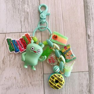 ⭐️SALE⭐️ミントグリーン💚モンスター💚キーホルダー(キーホルダー/ストラップ)