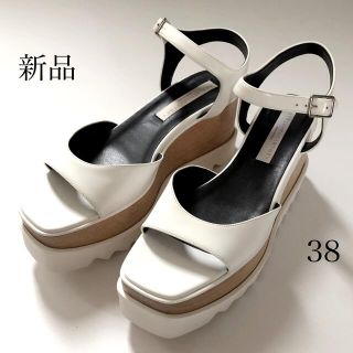 ステラマッカートニー(Stella McCartney)の新品/38 ステラ マッカートニー エリス サンダル ホワイト 白(サンダル)