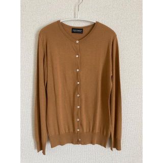 ジョンスメドレー(JOHN SMEDLEY)のジョンスメドレー JOHN SMEDLEYコットン クルーネック カーディガン(カーディガン)