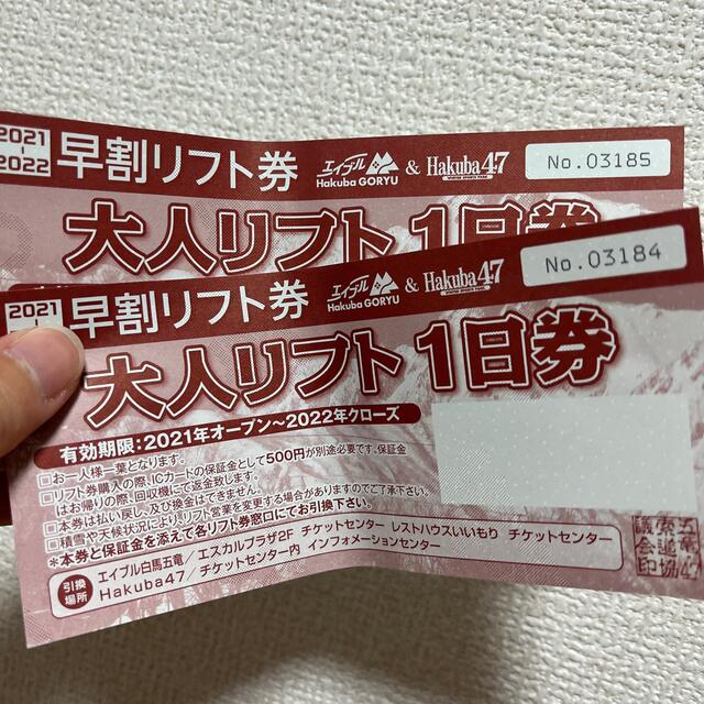 エイブル白馬五竜 Hakuba47 1日リフトチケット券