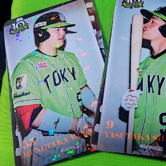 東京ヤクルトスワローズ(トウキョウヤクルトスワローズ)の東京ヤクルトスワローズ　55村上宗隆　燕パワープロジェクト　トレカ スポーツ/アウトドアの野球(応援グッズ)の商品写真