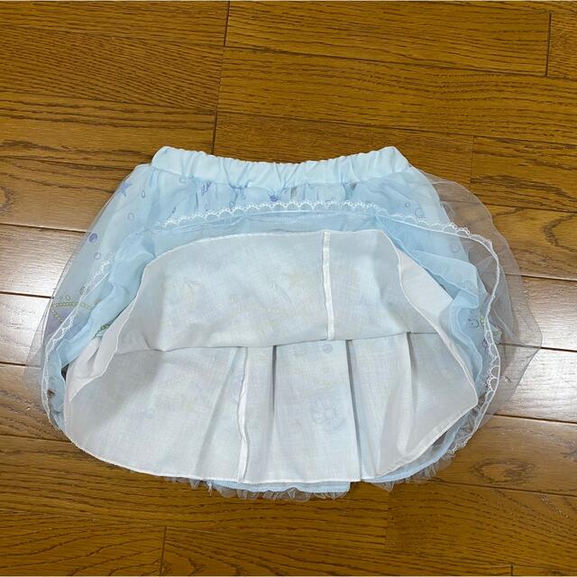 西松屋(ニシマツヤ)のチュールスカート　キュロット　130cm 2枚セット キッズ/ベビー/マタニティのキッズ服女の子用(90cm~)(スカート)の商品写真