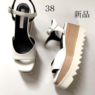 ステラマッカートニー(Stella McCartney)の新品/38 ステラ マッカートニー エリス サンダル 白 ホワイト(サンダル)