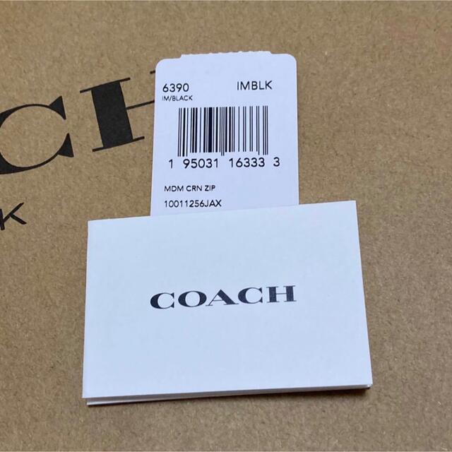 COACH(コーチ)のコーチ　新品　財布　折財布　ブラック　黒系 レディースのファッション小物(財布)の商品写真