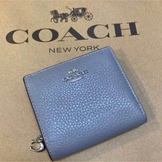 コーチ(COACH)の新品　コーチ　財布　人気　グレー　コンパクト(財布)