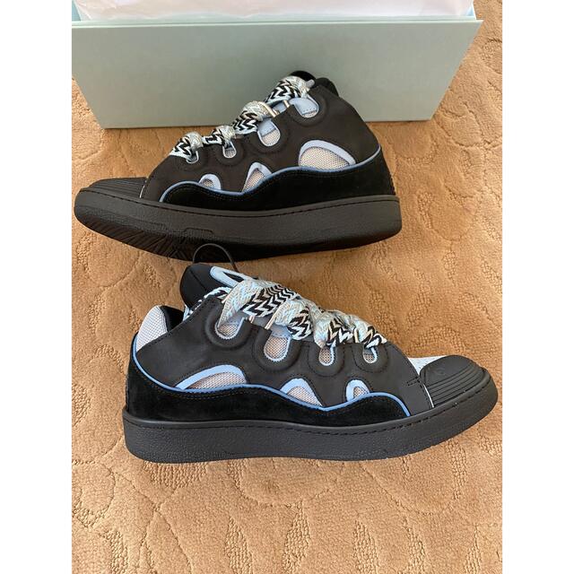 ランバン LANVIN スニーカー Curb 人気 ブラック 42 海外 購入