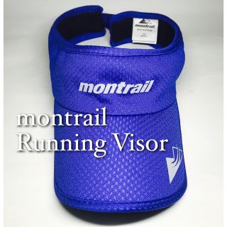 モントレイル(montrail)の未使用❗️モントレイル ランニングサンバイザー  / ブルー(その他)