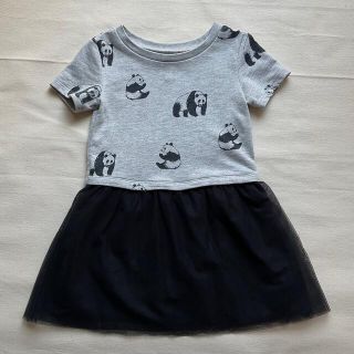 ベビーギャップ(babyGAP)のbabyGAP パンダ柄ワンピース サイズ：100(ワンピース)