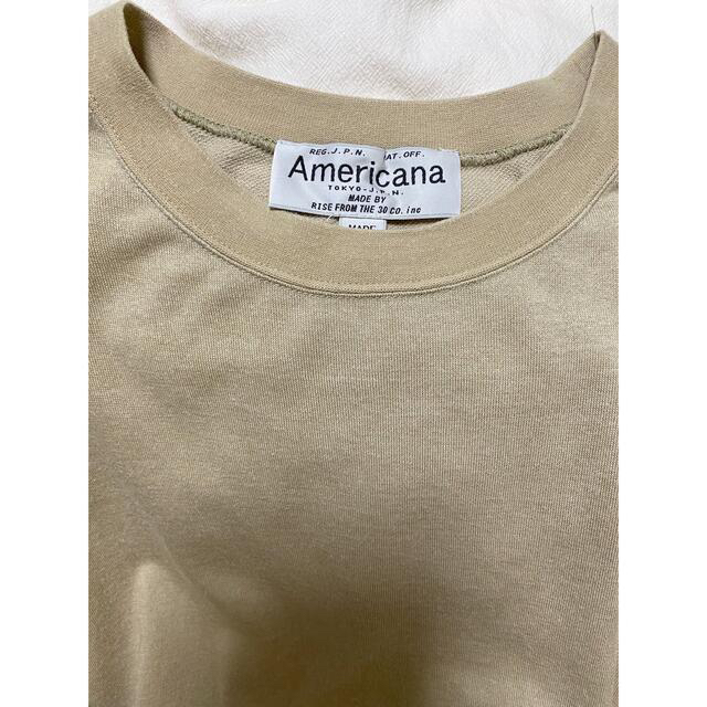 Americana ロゴジップ裏毛ワンピース