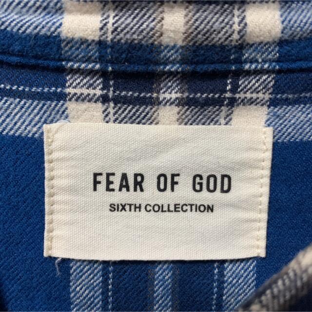 FEAR OF GOD(フィアオブゴッド)のfear of god 6th pullover shirt  ネルシャツ M メンズのトップス(シャツ)の商品写真