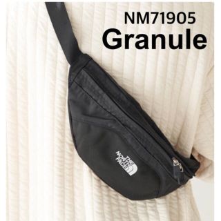 ザノースフェイス(THE NORTH FACE)のブラック★ノースフェイス ★グラニュール ウエストポーチ NM71905(ボディーバッグ)