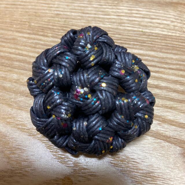 クラフトバンド ブローチ