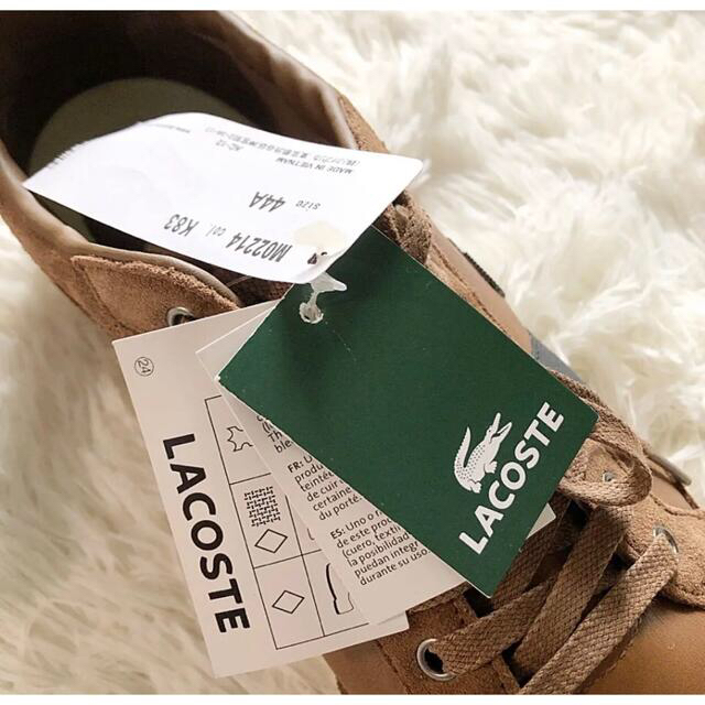 LACOSTE(ラコステ)の【キラboss様専用】 LACOSTE ラコステ ローカット レザースニーカー メンズの靴/シューズ(スニーカー)の商品写真