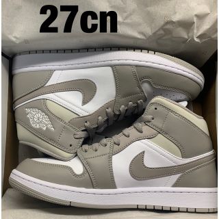 ナイキ(NIKE)のNike Air Jordan 1 MID 27cm リネン(スニーカー)