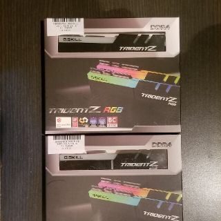 g.skill ddr4 メモリ　TRIDENT Z RGB　32gb(PCパーツ)
