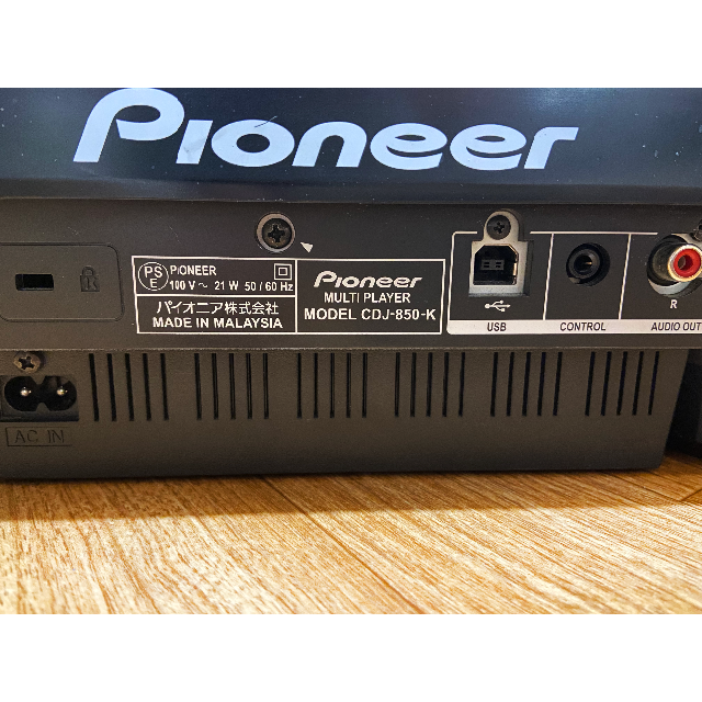 Pioneer(パイオニア)のPioneer DJ CDJ-850-K ジャンク品 USB可 楽器のDJ機器(CDJ)の商品写真