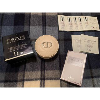 Christian Dior - Diorスキンフォーエバークッションパウダーラベンダーの通販 by ゆりか's shop｜クリスチャン
