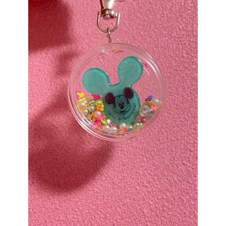 ディズニー(Disney)のカスタム🌈バルーン🐭🎈キーチャーム(キャラクターグッズ)