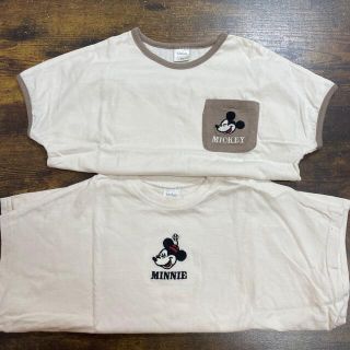 フタフタ(futafuta)のミッキー&ミニー爆笑Tシャツセット(Tシャツ/カットソー)