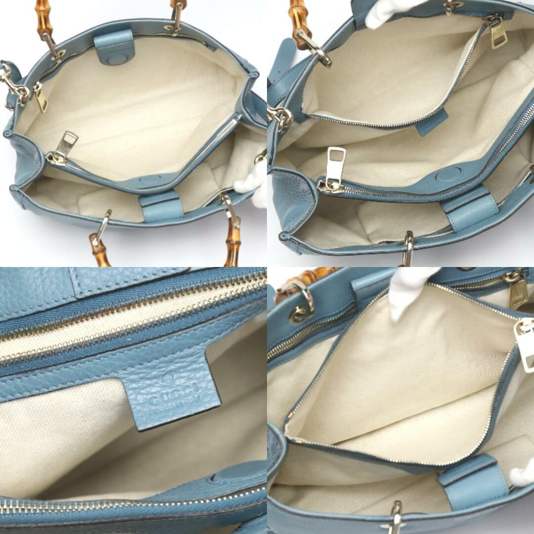 豪華で新しい ショルダーバッグ 520981 グッチ - Gucci 水色 バンブー 豪華で新しい ショルダーバッグ 520981 グッチ - Gucci 水色 バンブー