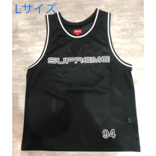 シュプリーム(Supreme)のsupreme  Rhinestone Basketball Jersey  L(タンクトップ)