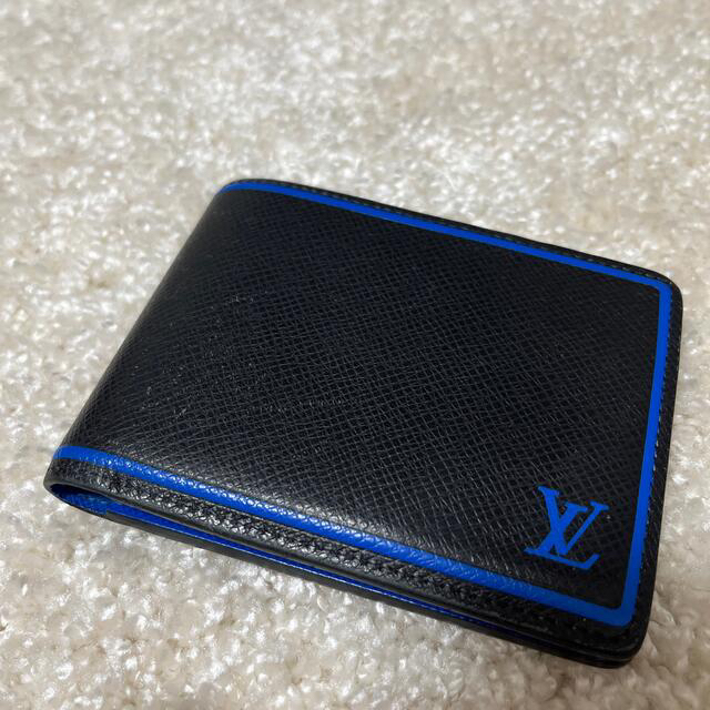 ヴィトン 財布 メンズ 二つ折り 美品 LOUIS VUITTON - 折り財布