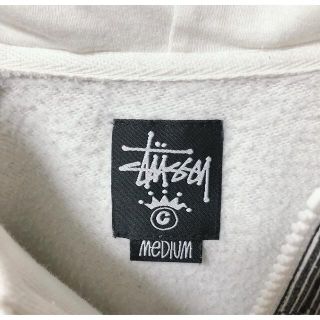 STUSSY - STUSSY ステューシー ジップアップ パーカー チェック ロゴ M ...