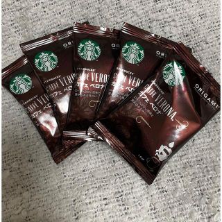 スターバックスコーヒー(Starbucks Coffee)のスターバックス　オリガミ　カフェベロナ5包(コーヒー)