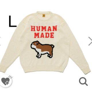 ヒューマンメイド(HUMAN MADE)のCOTTON KNIT SWEATSHIRT(ニット/セーター)