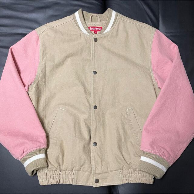 Supreme Denim Varsity Jacket スタジャン Sサイズ