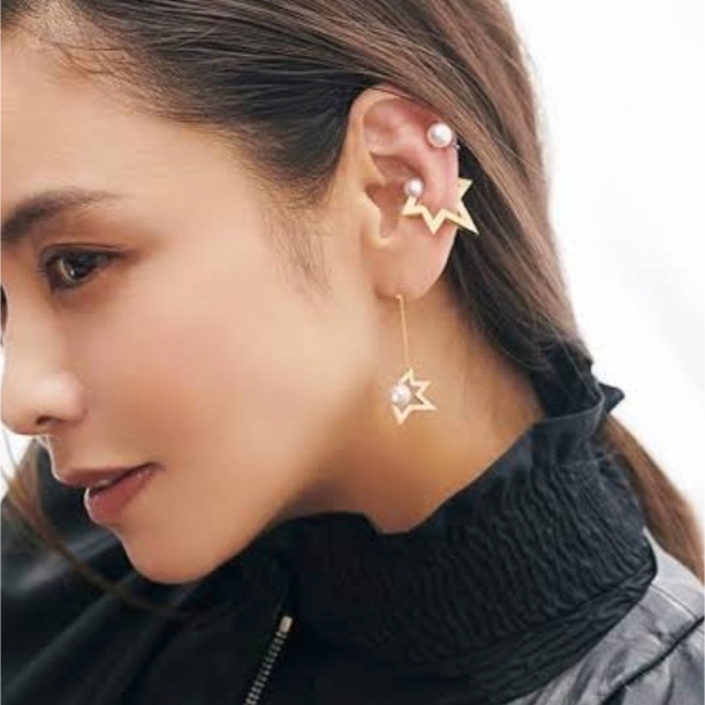 TASAKI(タサキ)のTASAKI コメット　ピアス　k18yg 値下げ！ レディースのアクセサリー(ピアス)の商品写真