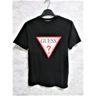 ゲス(GUESS)の☆GUESS ゲス プリント ロゴ Tシャツ 半袖/メンズ/Ｓ☆ブラック(Tシャツ/カットソー(半袖/袖なし))