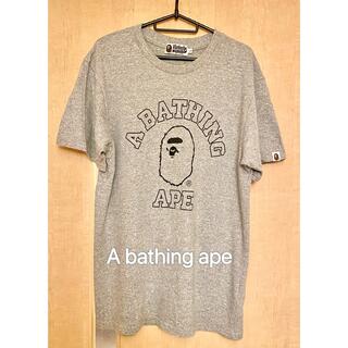 アベイシングエイプ(A BATHING APE)のA bathing apeアベイシングエイプ Tシャツ(Tシャツ/カットソー(半袖/袖なし))