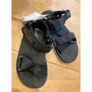 エフオーキッズ(F.O.KIDS)のサンダル　夏　f.o.kids 新品　未使用　黒　男の子(サンダル)