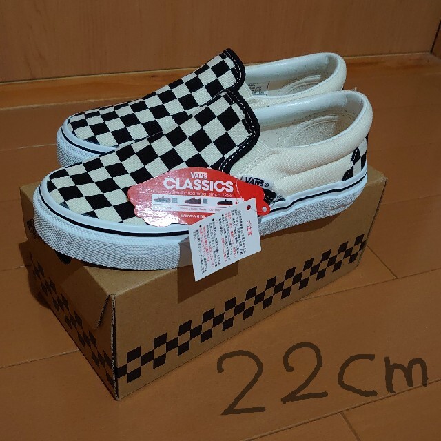 VANS(ヴァンズ)のVANS スリッポン　キッズ　22cm キッズ/ベビー/マタニティのキッズ靴/シューズ(15cm~)(スリッポン)の商品写真