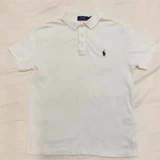 ポロラルフローレン(POLO RALPH LAUREN)の【美品！パイル生地  ポロラルフローレン ポロシャツ】ホワイト(ポロシャツ)