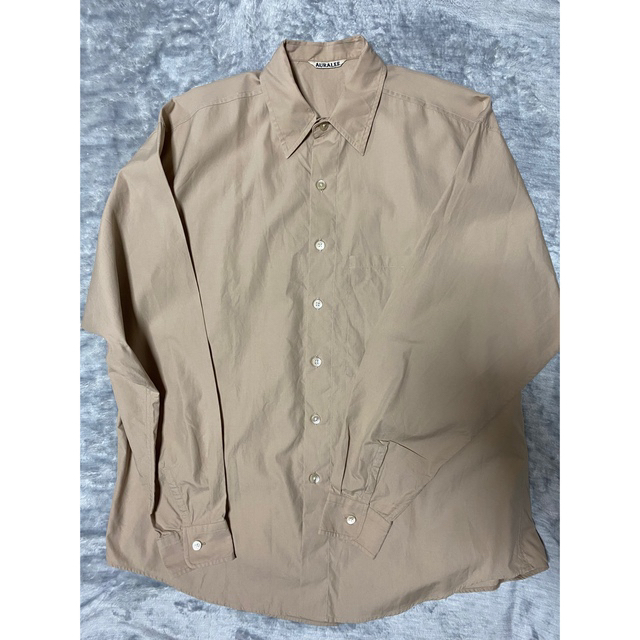 AURALEE(オーラリー)のWASHED FINX TWILL BIG SHIRTS 19aw メンズのトップス(シャツ)の商品写真