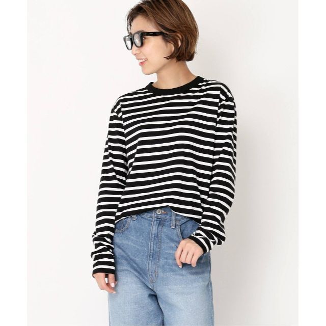 Deuxieme Classe COCO Stripe Tシャツ No5